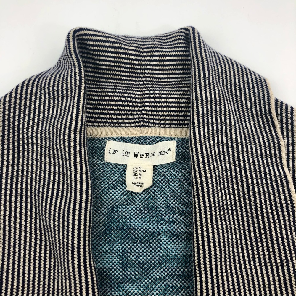 If It Were Me Anthropologie Aztec Open Cardigan M - Picture 2 of 5